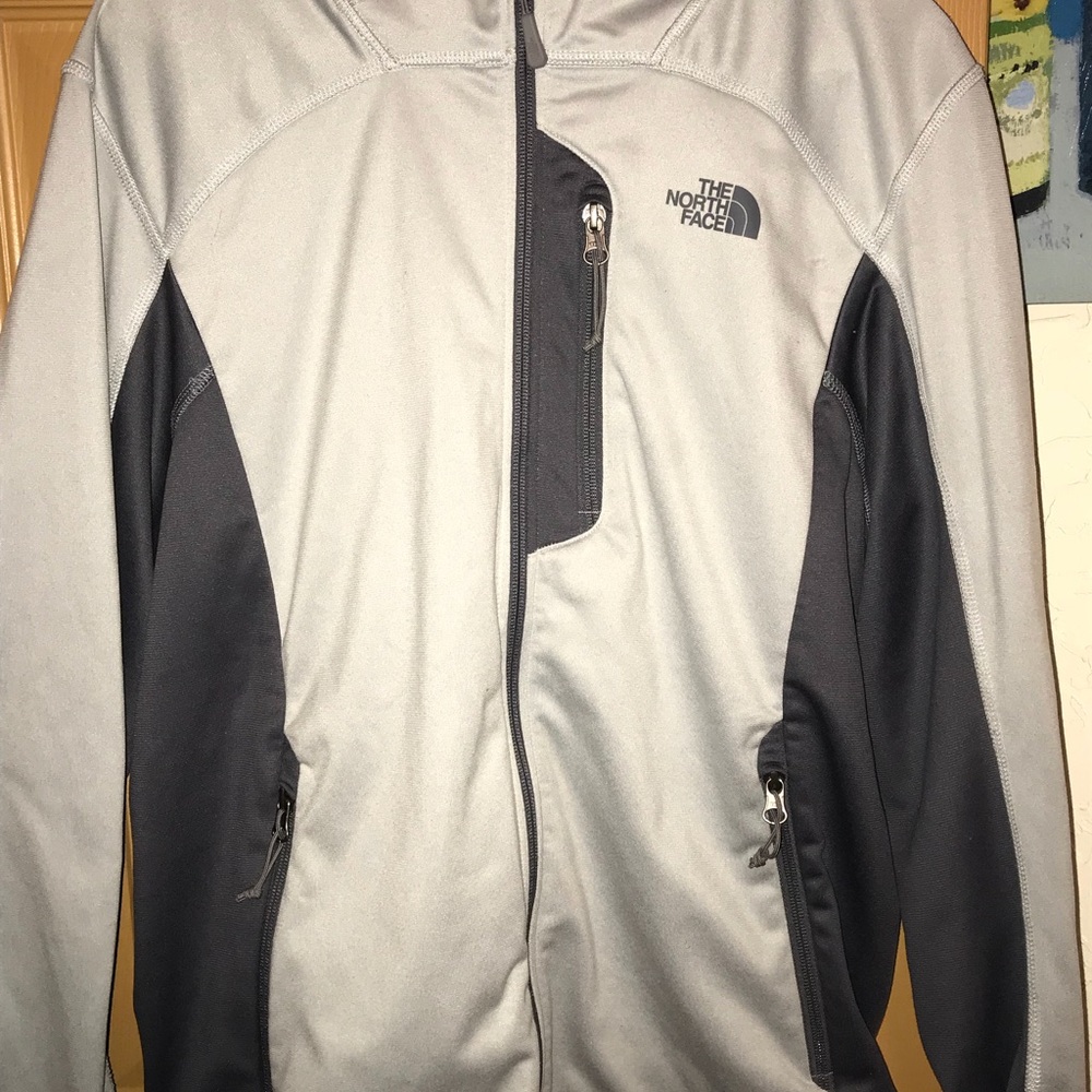 Grey North Face jacket